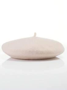 1 Berretto basco da donna minimalista nei colori caramella, berretto basco francese tinta unita carino, regalo di berretto in lana