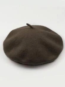 1 Berretto basco da donna minimalista nei colori caramella, berretto basco francese tinta unita carino, regalo di berretto in lana