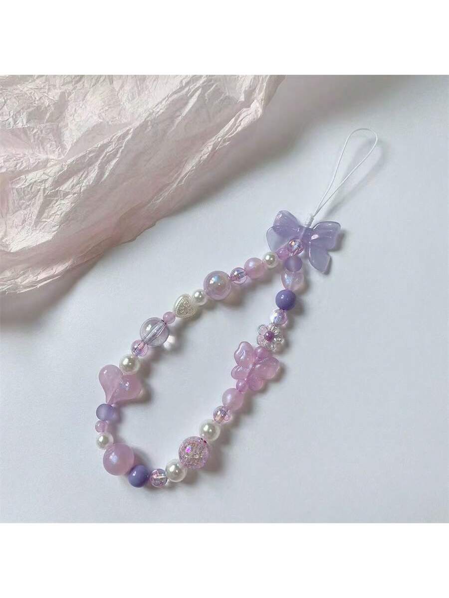 Bowknot phone lanyard
