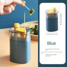 Automatic Pop-Up Toothpick Holder, Made Of PP Material, Household Kitchenware Accessory, Linen Tableware, Desktop Toothpick Jar