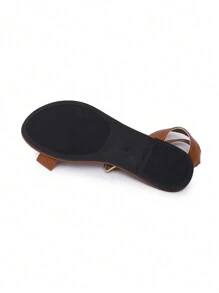 Women's Fashion Flat Beach Slippers, Casual Walk Outdoor Black Shoes, Summer Lace-Up Sports Sandals