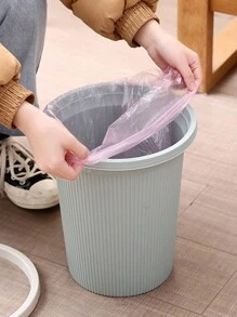 5 لفات/100 قطعة أكياس قمامة يمكن التخلص منها - خيار مثالي للمنزل والمطبخ والمكتب والمطاعم!