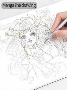 1 支自动机械铅笔,学生绘图,3 种尺寸 0.3 毫米/0.5 毫米/0.7 毫米,艺术家素描、绘画、绘图,银色和黑色,可替换铅芯,高品质设计,适合返校 - 自動鉛筆<內含20支芯> - 查看 12