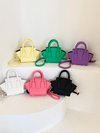 新款儿童翅膀包大容量斜挎单肩包时尚手提包可以和女儿一起背的亲子包