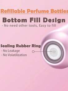 3 件 8ml 空气清新剂喷雾瓶可再填充便携式旅行瓶空气清新剂雾化器化妆品液体容器方便持久的旅行必需品情人节礼物的理想选择情人用品婚礼用品