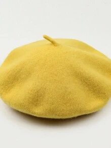 1 Berretto basco da donna minimalista nei colori caramella, berretto basco francese tinta unita carino, regalo di berretto in lana