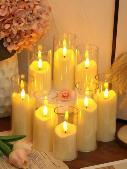 1 pezzo Lampada da tavolo a forma di tazza d'acqua con LED senza fiamma, lampada da tavolo decorativa per atmosfera, adatta per decorazioni da tavola, credenze, riunioni, matrimoni, feste, eventi religiosi e festival