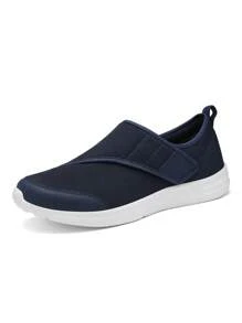 Tênis unissex de malha respirável, tênis de corrida leves e confortáveis, modelo slip-on, absorção de impacto, mocassins casuais, cano baixo, para homens e mulheres, primavera/verão.
