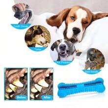 Soft Rubber Dog Toothbrushes Puppy Chew Toys Dog Brush Stick 360 Degree Teeth Cleaning Toothpaste For Small Dogs Pet Toothbrush