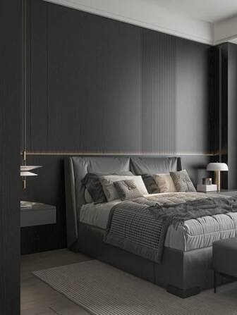 1 片黑色木纹壁纸，自粘可移除 PVC 壁纸，防水壁纸，适用于厨房、卧室、客厅、台面、家具。翻新壁纸。家居装饰和家具翻新壁纸，墙贴，房间装饰，墙面装饰，墙贴