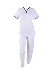 SOULMATE London Lady Surgical Pajamas - Dark Green - View 2