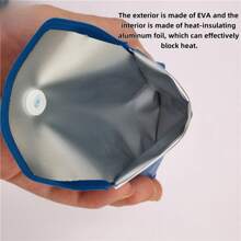 1 件 EVA 铝箔便携式烟灰缸，户外个人烟蒂收纳袋，烟盒，烟袋，香烟收纳 - 彩色 - 查看 3