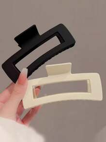 4pcs Minimalist Square Hair Clips Set, Women Everyday Hairstyle Hair Claw, Elegant Bun Maker, Fashion Accessories, Suitable For Autumn/Winter, Thanksgiving , Valentine's Day, New Year Elegant Claw Clip