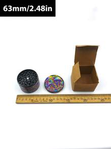 BROS 1 pieza Molinillo de diseño de dibujos animados - Triturador de metal multiuso con diámetro de 2.48"/1.57"(4/6.3cm) - Regalo de Halloween/Navidad para uso doméstico, herramienta de molienda fácil de usar, accesorios esenciales para el hogar