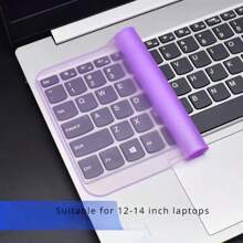 1 pieza Película de teclado de silicona para portátiles de 12-14 pulgadas, cubierta protectora impermeable y a prueba de polvo para teclado de portátil - Versión Universal - Ver 6