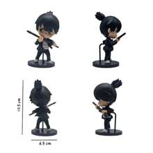 Chainsawman Hombre Motosierra Denji Makima Aki Power Katana Man Anime Figura Coleccionable Juguete de PVC Set de 6 Piezas Regalos Decoracion - Multicolor - Ver 7