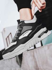 Tênis casuais masculinos, calçados de skate masculinos personalizados para jovens, calçados esportivos