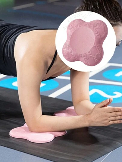 1 paquet de genouillères de yoga, coussin de genou de yoga épais, tapis d'exercice pour les genoux, les coudes, les poignets, les mains, la tête, tapis de mousse pour le yoga et le Pilates à genoux