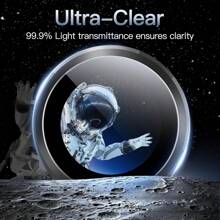 1 zestaw folii ochronnej na obiektyw aparatu kompatybilny z Galaxy S25 S24 S23 S22 Ultra S25 S24 Plus S23+ S24 FE S23 FE, Ultra HD 9H szkło hartowane, metalowa osłona z indywidualnym pierścieniem, łatwa instalacja, odporna na zarysowania, prezent przyjazny etui na urodziny, rodzinę, przyjaciół, stop metalu ze szkłem hartowanym, pełna osłona, osłona obiektywu, akcesoria do telefonów, wodoodporna, odporna na wstrząsy, odporna na upadek, odporna na odciski palców