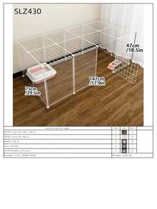 Dog Fence Style Indoor Home Pet Gate, For Teddy, Corgi, Chihuahua, Small Dogs & Puppies, Iron Fence Barrier Dog Cage - Multicolor - View 20
