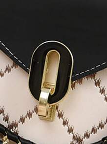 Diamond Pattern Mobile Phone Bag, Stylish Mini Crossbody Bag, Chain Tote Bag And Square Wallet For Women