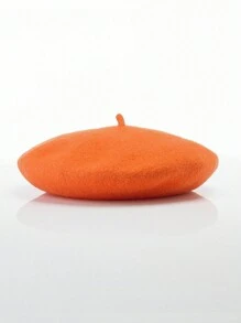 1 Berretto basco da donna minimalista nei colori caramella, berretto basco francese tinta unita carino, regalo di berretto in lana