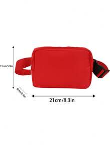 1 szt. Unisex Mini torba biodrowa z regulowanym paskiem, odpowiednia dla par, fitness, biegania, podróży, pieszych wędrówek