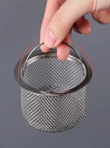 1 pieza Filtro para fregadero de cocina, escurridor, separador de embudo de acero inoxidable para el fregadero, filtro de canasta de desagüe