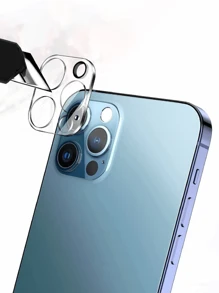 4 piezas / lote Protector de pantalla de vidrio templado 3D de cobertura completa para la cámara del 17 16 15 12 13 14 Pro Max 11 Pro 12 Mini 14 Plus