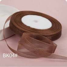 50 码雪花纱丝带 1.5 厘米宽，花束绑带，烘焙蛋糕礼品包装丝带，手工 DIY 蝴蝶结编织带