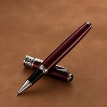 Novo Desenho de Luxo Caneta de Escritório de Metal Preta, Caneta de Esfera Metálica para Assinatura, Caneta Metálica como Presente de Negócios e de Volta às Aulas