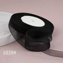 50 码雪花纱丝带 1.5 厘米宽，花束绑带，烘焙蛋糕礼品包装丝带，手工 DIY 蝴蝶结编织带