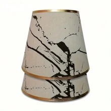 1 个/2 个中型灯罩，6.3 英寸顶部 x 9.84 英寸底部 x 7.87 英寸高，非常适合台灯和落地灯，用别致而现代的灯罩改变您的空间 - 易于安装 - 手工制作，送给朋友和家人的理想礼物 - 完美的家居装饰配件 - 非常适合为您的家庭、餐厅、酒店、办公室或咖啡厅装饰生日增添一丝现代优雅 - 彩色 - 查看 16