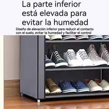 10 Tier Shoe Rack With Dust Cover, Holds 20-25 Pairs Of Shoes, Tall Shoe Racks, Narrow Shoe Rack, Suitable For High Heels, Sneakers, For Hallway, Bedroom (57 X 29 X 159 Cm) With Zippered Outer Cover For Sneakers, Heels Or Shoes.