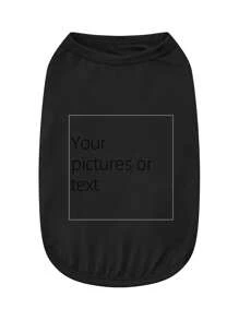 [Custom] Customizable Pet Clothes Vest, Bestselling Solid Color Pet Vest Suitable For Small, Medium, Large Dogs & Cats, Text & Graphics Custom Available