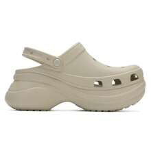 Crocs 女士时尚休闲运动凉鞋、沙滩鞋、水鞋、透气拖鞋 206302-2Y2 - 骨白色 - 查看 6