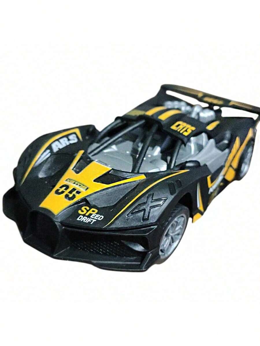 Convertible Control Car Turns On Headlights 7 Functions Green Red Blue Various Models - Future Black.Yellow - View 1