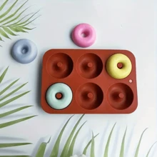 3 pièces/1 pièce Moule à gâteau en silicone de haute qualité à 6/8/18 cavités, moule à biscuits/donuts - Plaque de cuisson antiadhésive résistante à la chaleur, convient à tous les passionnés de la cuisson, cuisson maison - Cuisson professionnelle - Moule à gâteau pour la maison, le restaurant, fait maison, délicieux, excellent choix