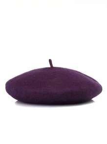 1 Berretto basco da donna minimalista nei colori caramella, berretto basco francese tinta unita carino, regalo di berretto in lana