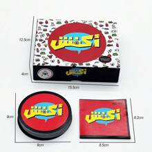 阿拉伯纸牌游戏，家庭聚会派对游戏，鱼牌游戏，多人休闲娱乐棋盘游戏，适合家人和朋友的团体活动，1 个盒子 15.5x12.5x4cm