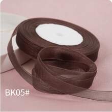 50 码雪花纱丝带 1.5 厘米宽，花束绑带，烘焙蛋糕礼品包装丝带，手工 DIY 蝴蝶结编织带