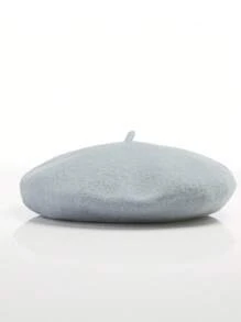 1 Berretto basco da donna minimalista nei colori caramella, berretto basco francese tinta unita carino, regalo di berretto in lana