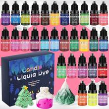10/30 Color 5ml High Concentration Essential Oil Candle Dye Set, DIY Handmade Candle Coloring Pigment - Multicolor - View 2