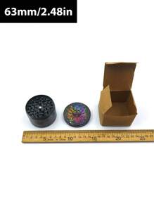 BROS 1 pieza Molinillo de diseño de dibujos animados - Triturador de metal multiuso con diámetro de 2.48"/1.57"(4/6.3cm) - Regalo de Halloween/Navidad para uso doméstico, herramienta de molienda fácil de usar, accesorios esenciales para el hogar