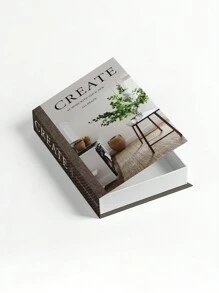 قطعة واحدة صندوق كتاب مزيف قابل للفتح، ديكور منزلي أنيق، مستوحى من تصاميم راقية، مثالي لغرفة المعيشة والطاولات والديكور الحائطي، مناسب لمواقف متعددة (غرفة/ غرفة المعيشة/ طاولة/ خزانة التلفزيون/ ردهة/ رف الكتب/ مكتب المكتب/ خزانة/ متجر/ مكان العمل/ منزل العرض)، مجموعة كتب مكتبية مزيفة فاخرة، صندوق كتاب مصنوع بتصميم أناقة - متعدد الألوان - مشاهدة 13