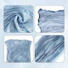 12/24 Pezzi di tovaglioli di garza di formaggio, 50 x 50 cm, tovaglioli da tavola di lino stile fattoria bohémien e accartocciati, tovaglia decorativa per matrimoni, feste, uso quotidiano domestico