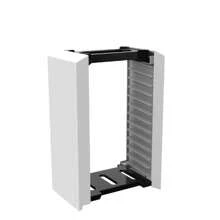 Vertical Game Disc Storage Rack - Fits PS5 Universal DVD Stand, Compatible With PS4 Playstation 4 Movie Organization - Multicolor - View 7