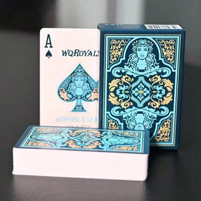 1 Set High-End Waterproof Poker Cards - Waterproof Playing Cards - Plastic Playing Cards, Durable & Flexible - Suitable For Magic, Gambling, Parties And Collectors, Valentine's/New Year Gift