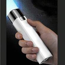 Power Bank With LED Flashlight, Fast Charging And Portable Charger For Phones And Devices - White - View 9