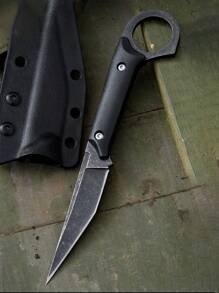 Sharp D2 Steel Blade Small EDC Fixed Blade Knife With Kydex Sheath And G10 Handle, Utility Knife For Outdoor Camping, Survival, Hiking, Everyday Carry, Hunting, Fishing - Một cỡ - Xem 8